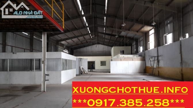 cho thuê nhà xưởng 725m2 giá 32 tr/tháng ở phường thới an quận 12