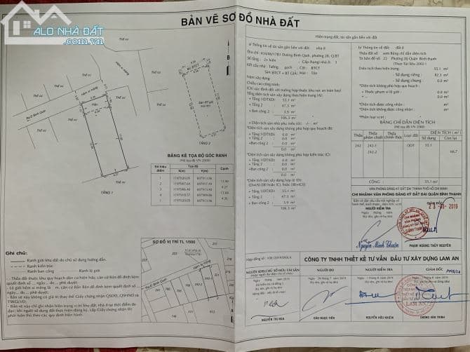 Bán nhà 1 trệt 1 lầu, 2PN, Bình Thạnh