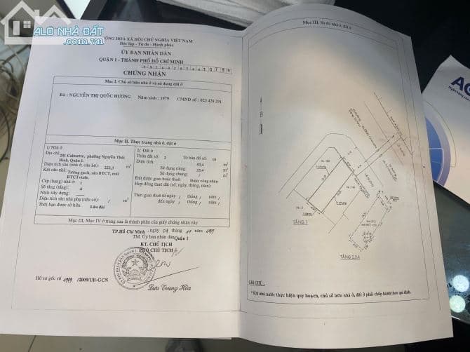 Cho Thuê Nhà Mặt Tiền Quận 1 - Gần Chợ Bến Thành