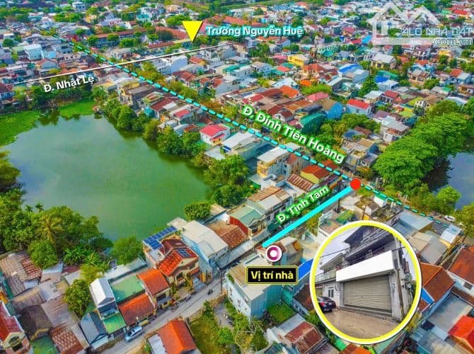 Nhà mặt tiền 3 tầng, 2 mặt thoáng, đường Tịnh Tâm, Huế - 2.59 tỷ