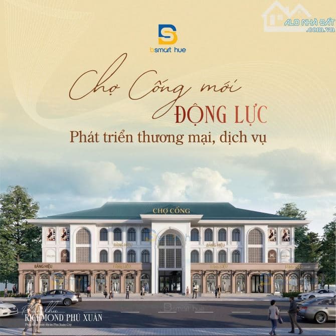 Bán Nhà Mặt Tiền Richmond Phú Xuân, Gần Chợ Cống Mới