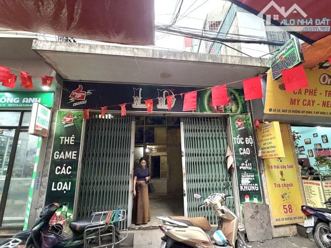 Cho thuê mặt bằng 95m² ngõ 20 Mỹ Đình, phù hợp kinh doanh