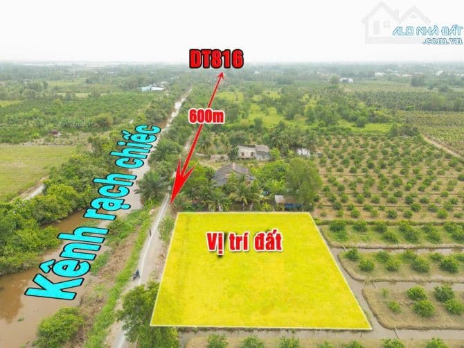 Đất thổ cư Bến Lức 150m², giá 495 triệu, đường xe tải