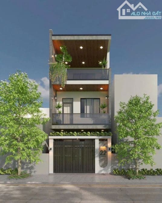 Bán nhà 3 tầng, view công viên, gần Panoma, Mỹ An