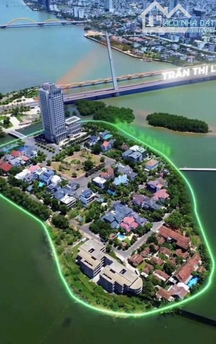 Đất biệt thự Đảo Xanh, Đà Nẵng - 500m²