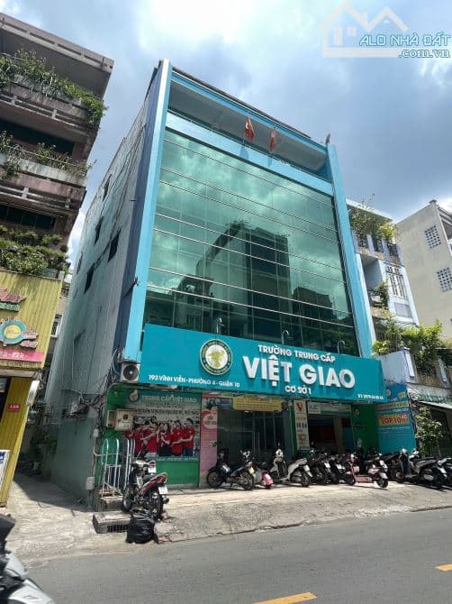 Nhà mặt tiền kinh doanh 15x15m, 6 tầng, Q10, thu nhập 180tr, giá 90 tỷ