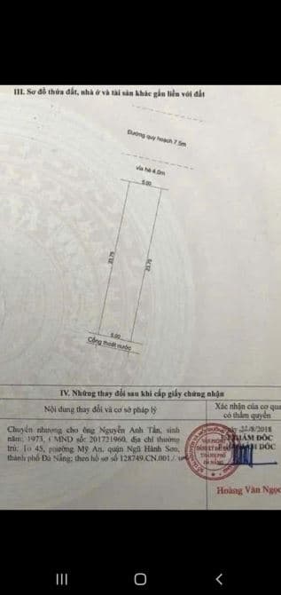 Bán đất Lê Minh Trung, Hòa Xuân, Đà Nẵng - 235m² - 15 tỷ 100