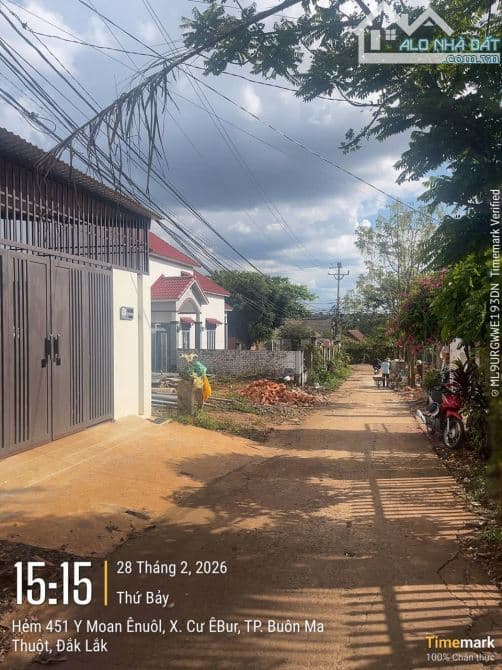 Đất Ymoan chỉ 2 ty 190 hẻm 451 thông