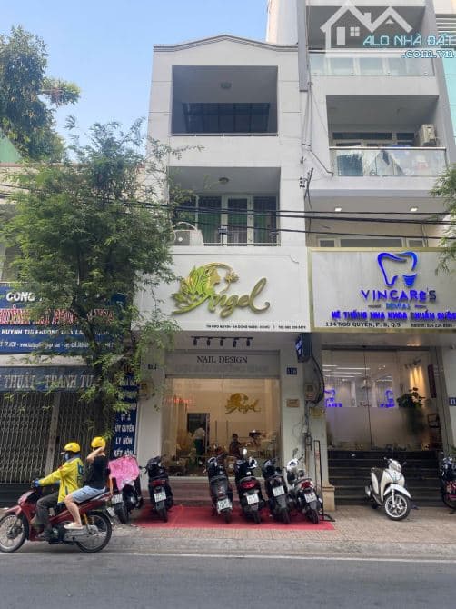 Bán nhà hiếm 2 MT Trước Sau Ngô Quyền P8 Quận 5 DT 4,05x20m CN 81m2 Kc 4 Tầng Giá 34 tỷ